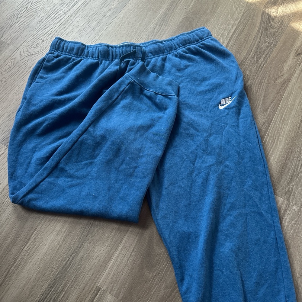 Blue nike sweatpants
